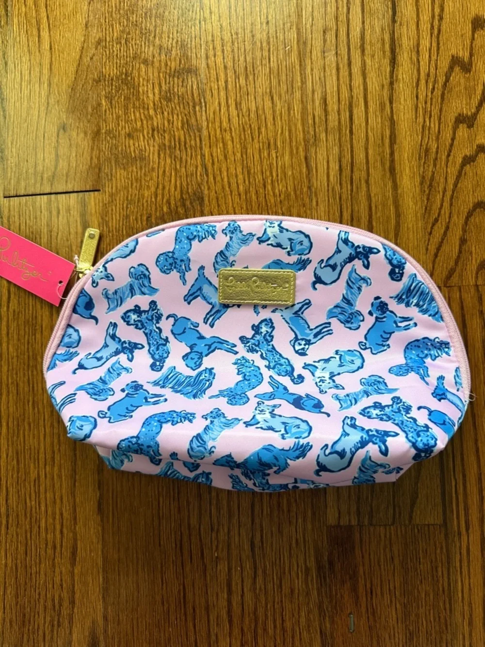 Lilly Pulitzer Eisley Pouch Ruff night NWT HTF dog theme